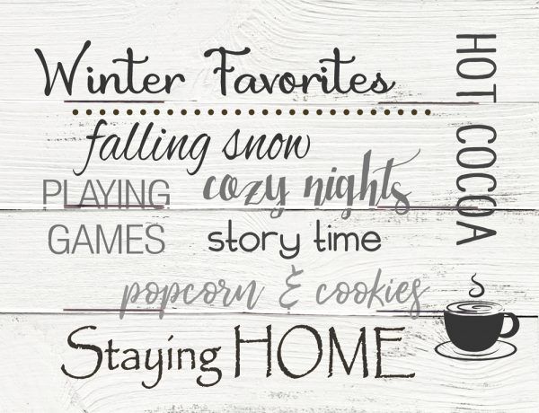 Image of Pallet Art Winter Favorites 9×12