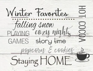 Pallet Art Winter Favorites 9x12