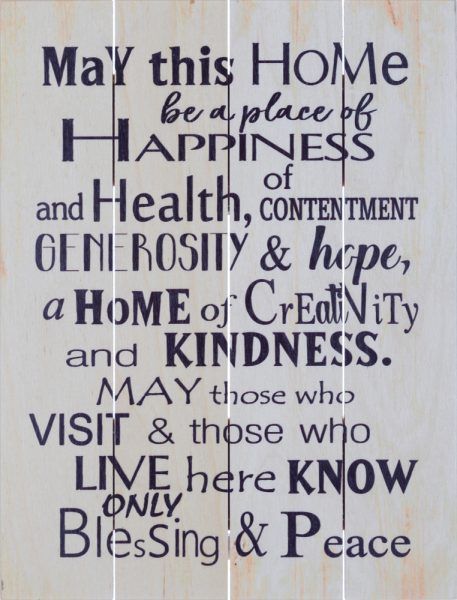 Image of Pallet Art Blessing and Peace 9×12