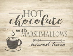 Image of Pallet Art Hot Chocolate 9×12