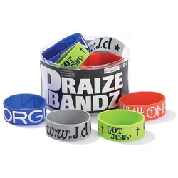 Image of Bracelet Silicone Forgiven WWJD Assorted