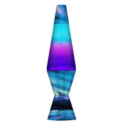 Image of Lava Lamp 14.5′ Northern Lights Glitter