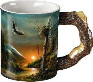 Sculpted Mug Flying Free - Eagle 16 oz.
