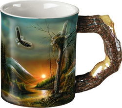Image of Sculpted Mug Flying Free – Eagle 16 oz.