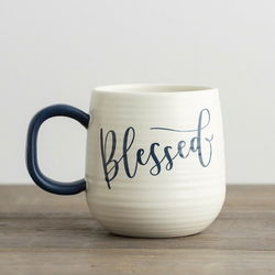 Image of Mug Blessed Ceramic 14 oz.