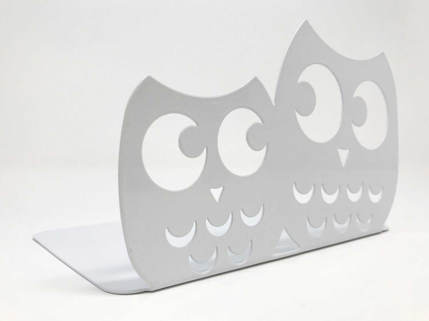 Book Ends White Owl Set of 2