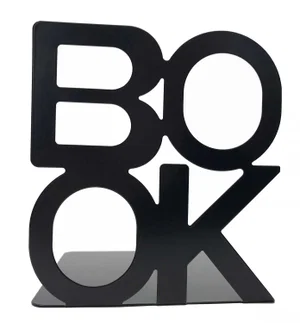 Book Ends Black BOOK Square Set of 2 - Currently unavailable
