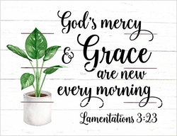 Image of Pallet Art Gods Mercy and Grace 9×12