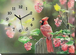 Image of Canvas Clock Springtime Sunbreak 13′ x 18”