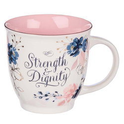 Image of Ceramic Coffee Mug Strength & Dignity