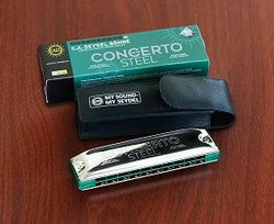 Image of Harmonica Concerto Steel Key-A