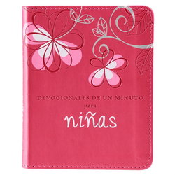 Image of Devocional Un min. niñas símil cuero
