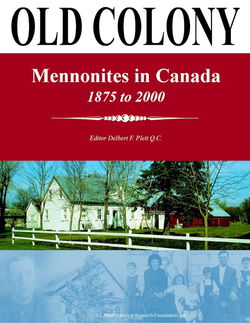 Image of Old Colony Mennonites in Canada 1875 to 2000