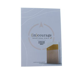 Image of CSB (in)courage Devotional Bible, Desert/Mustard/Alabaster LeatherTouch