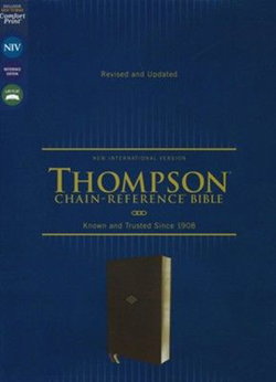 Image of NIV Thompson Chain-Reference Bible, Leathersoft, Brown, Red Letter, Comfort Prin