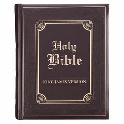 Image of KJV Illustrated Edition Family Bible: Faux Leather Bound