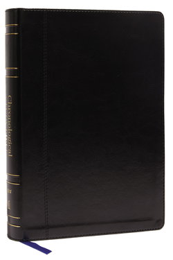 Image of NIV Chronological Study Bible, Leathersoft, Black, Comfort Print