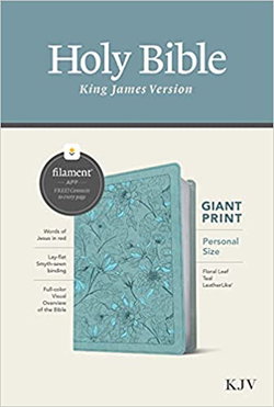 Image of KJV Personal Size Giant Print Bible, Filament
