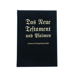 Image of German & PA Parallel Deitsh NT & Psalms Red Letter