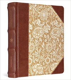 Image of ESV Journaling Bible -Cloth Over Board, Antique Floral Design