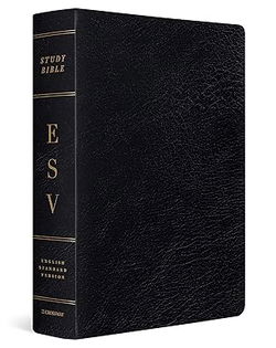 Image of ESV Study Bible, Large Print (Black, Indexed)
