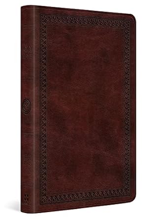Image of ESV Premium Gift Bible (Trutone, Mahogany, Border Design)