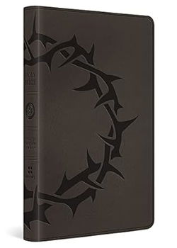 Image of ESV Premium Gift Bible (Trutone, Charcoal, Crown Design)
