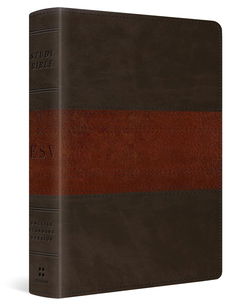 Image of ESV Study Bible, Personal Size (Trutone, Forest/Tan, Trail Design)