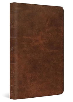 Image of ESV Thinline Bible, Red Letter (Full Grain Leather, Deep Brown)