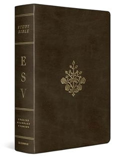 Image of ESV Study Bible, Large Print (Trutone, Olive, Branch Design)
