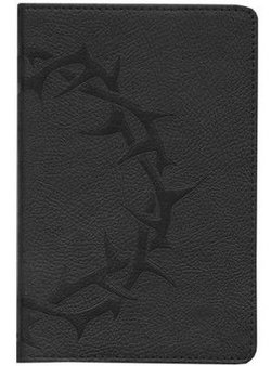 Image of ESV Compact Bible -TruTone, Charcoal, Crown Design