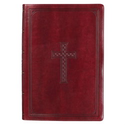 Image of KJV Super Giant Print Lux-Leather Burgundy