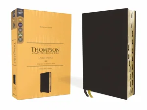 KJV Thompson Chain-Reference Bible , Genuine Leather, Thumb Indexed LG Print