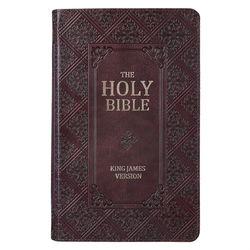 Image of KJV Giant Print Brown LuxLeather Leather Thumb Index