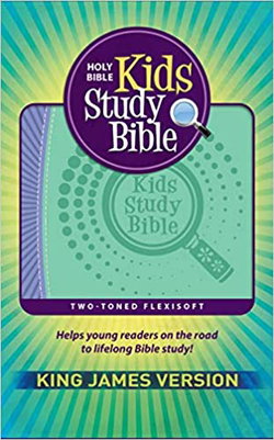Image of KJV Kids Study Bible Flex Purple Green