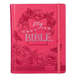 Image of KJV My Creative Bible Pink Lux KJV My Creative Bible Pink