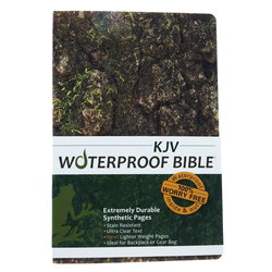 Image of KJV Waterproof Bible-Camouflage –Tree Bark
