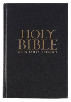 Image of KJV Large Print Black Hardcover Pew Bible