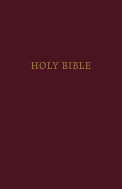 Image of KJV, Pew Bible, Large Print, Hardcover, Burgundy, Red Letter Edition