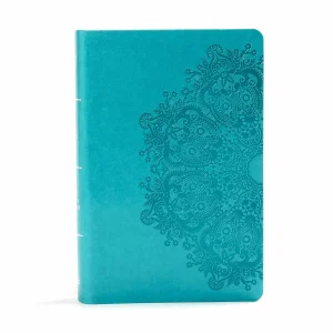 KJV Large Print Personal Size Reference Bible, Teal Indexed