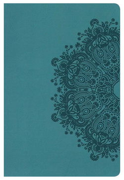 Image of KJV Large Print Personal Size Reference Bible, Teal Indexed