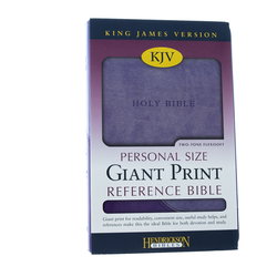 Image of KJV Personal-Size Giant-Print Reference Bible, Lilac/Violet Flexisoft