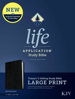 Image of KJV Life Application Study Bible, Third Edition, Large Print (Red Letter, Bonded