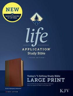 Image of KJV Life Application Study Bible, Third Edition, Large Print