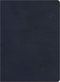 Image of KJV Single-Column Wide-Margin Bible, Navy Leathertouch