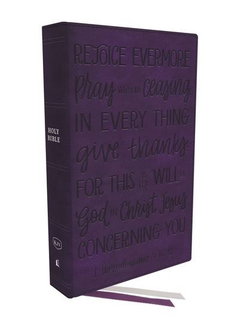 Image of KJV Large Print Center-Column Reference Bible – Purple