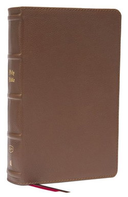 Image of KJV Personal Size Large Print Genuine Leather – Brown