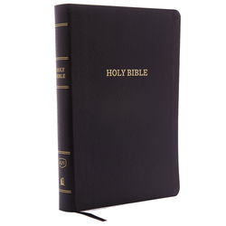 Image of KJV Center-Column, Giant Print, Bonded Leather, Black, Red Letter
