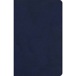 Image of KJV Single-Column Compact Bible, Navy Leathertouch