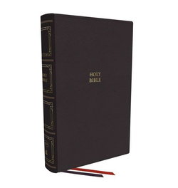 Image of KJV Paragraph-Style Large Print Thinline Bible Thumb Indexed – Black